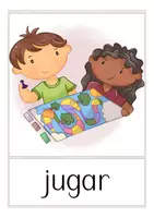 Aperçu - Présentation / Support pour le tableau - Jugamos! juegos flash cards Espagnol - Page 1