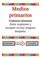 Aperçu - Présentation / Support pour le tableau - medios de comunicación - antes y hoy flash cards Espagnol - Page 2