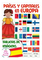 Aperçu - Présentation / Support pour le tableau - países y capitales de Europa flash cards Espagnol - Page de couverture