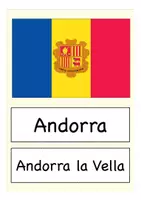 Aperçu - Présentation / Support pour le tableau - países y capitales de Europa flash cards Espagnol - Page 2