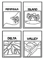 Vista previa - Unidades / Secuencias / Situaciones de Aprendizaje - Landforms - Plantillas - página 3
