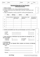 Vorschau - Test - Deutsch - Probearbeit Wörterbuch Klasse 5/6 - Seite 2