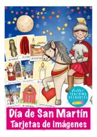 Aperçu - Présentation / Support pour le tableau - Día de San Martin flash cards Espagnol - Page de couverture