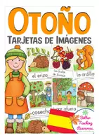 Aperçu - Présentation / Support pour le tableau - el otoño flash cards Espagnol - Page de couverture