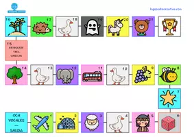 Vista previa - Juegos / Gamificación - JUEGOS DE LA OCA POR FONEMAS - Portada