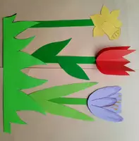 Vorschau - Mal- und Bastelvorlagen - Basteln im Frühling: Frühblüher (Tulpe, Narzisse, Krokus) - Seite 2
