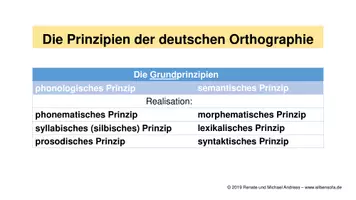 Vorschau - Lehrpläne/Lehrermaterial - Gut zu wissen: Grundprinzipien der Orthographie - Seite 3