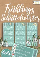 Vorschau - Fördermaterial/Inklusion - Frühlings Schüttelwörter - Wörter schreiben in der 1. Klasse - Deckblatt