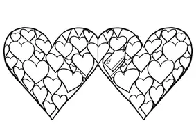 Vorschau - Mal- und Bastelvorlagen - Klappkarten zum Valentinstag - verschiedene Versionen / Malen und Basteln - Deckblatt