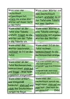 Vorschau - Spiele - Lesespiel - Lesekette Arbeitsaufträge verstehen (Operatoren) - Seite 2