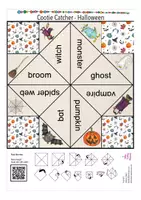 Aperçu - Jeux - Halloween English cootie catcher game Anglais - Page 2