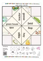 Aperçu - Jeux - farm life / animals English cootie catcher game Anglais - Page 2