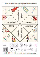 Vista previa - Juegos / Gamificación - at the circus cootie catcher game English Inglés - página 2