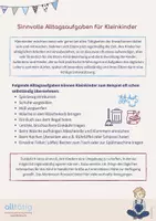 Vorschau - Fördermaterial/Inklusion - Alltagsaufgaben für Kleinkinder - Deckblatt