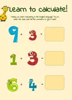 Aperçu - Feuilles d'exercices - Calculating with numbers made easy! - Worksheet - Page de couverture