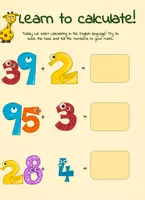 Aperçu - Feuilles d'exercices - Calculating with numbers made easy! - Worksheet - Page de couverture