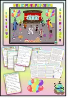 Vista previa - Hojas de trabajo - Lesespurgeschichte "Rashid und der Kinderfasching" Nivel 1/2 alemán - Portada