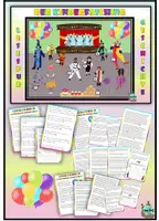 Vista previa - Hojas de trabajo - Lesespurgeschichte "Rashid und der Kinderfasching" Nivel 2/3 alemán - Portada