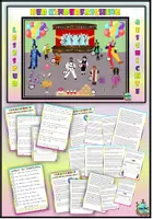 Vista previa - Hojas de trabajo - Lesespurgeschichte "Rashid und der Kinderfasching" Nivel 1 -4 alemán - Portada