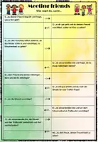 Vorschau - Arbeitsblätter - Meeting friends (Mediation, Speaking & Writing) - Seite 2