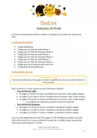 Aperçu - Jeux - Pixel Art Codés sur les animaux du froid - Page 1