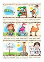 Aperçu - Jeux - Yo tengo quién tiene? ZOO animales Espagnol - Page 3