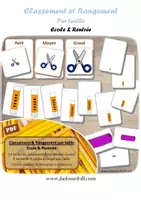 Aperçu - Jeux - Rangement et Classement par taille - Ecole et Rentrée - Page de couverture
