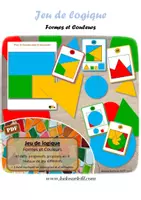 Aperçu - Apprentissages en autonomie - Jeu de logique - Formes et Couleurs - Page de couverture