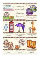 Aperçu - Jeux - Yo tengo, quién tiene? OPUESTOS juego Espagnol - Page 2