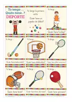 Aperçu - Jeux - Yo tengo, quien tiene DEPORTE Espagnol - Page 2