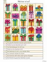 Vorschau - Arbeitsblätter - Wer bin ich? / Welches ist es?- Leserätsel - Geschenke - Seite 2
