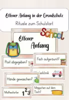 Vorschau - Poster - Offener Anfang in der GS - Rituale zu Schulbeginn - Deckblatt