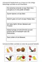 Vista previa - Hojas de trabajo - Descripción de la operación "Ich mache einen Obstsalat" alemán - página 3