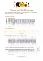 Aperçu - Apprentissages en autonomie - Chasse aux 100 Drapeaux du monde - Page 1