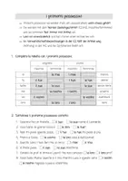 Vorschau - Arbeitsblätter - Pronomi possessivi interattivo - scheda ed esercizi - Deckblatt