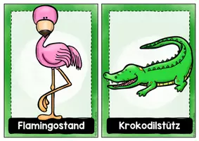 Vorschau - Bildkarten - Aufwärmkartei Sport Grundschule – Tabata mit Tierübungen (Bewegungsspiel, Bildkarten) - Seite 3