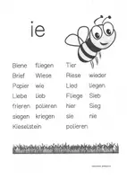 Vorschau - Arbeitsblätter - Leseblatt Laut ie - Deckblatt