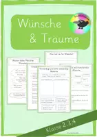 Vorschau - Unterrichtsreihen - Wünsche und Träume Ethik Klasse 2 Klasse 3 Klasse 4 - Deckblatt