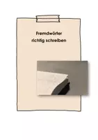 Vorschau - Arbeitsblätter - Fremdwörter richtig schreiben und nachschlagen - Deckblatt