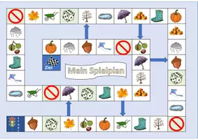Vista previa - Juegos / Gamificación - Juego de mesa "der Herbst" alemán - Portada