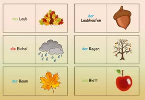 Vista previa - Juegos / Gamificación - Domino "der Herbst" alemán - página 2