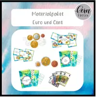 Vorschau - Spiele - Materialpaket Euro und Cent - ZR10 bis ZR100 - Deckblatt