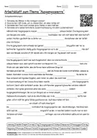 Vorschau - Arbeitsblätter - Lernplakat + Arbeitsblätter "Ausgangssperre" + Lösung & MP3 + - Seite 1