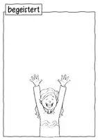 Vorschau - Arbeitsblätter - BEGEISTERUNG / begeistert - Gefühle kreativ erkunden - Sketchnotes - Seite 1