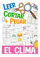 Aperçu - Feuilles d'exercices - leer y pegar - el clima Espagnol - Page de couverture