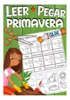 Aperçu - Feuilles d'exercices - leer y pegar - PRIMAVERA Espagnol - Page de couverture