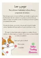 Aperçu - Feuilles d'exercices - leer y pegar - mascotas / animales Espagnol - Page 1