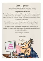Aperçu - Feuilles d'exercices - leer y pegar - profesiones Espagnol - Page 1