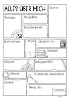Aperçu - Feuilles d'exercices - Steckbriefe Sammlung - Deutsch / DaF DaZ Unterricht - Page 3