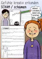 Vorschau - Arbeitsblätter - Scham / schämen - Gefühle kreativ erkunden - Sketchnotes - Deckblatt